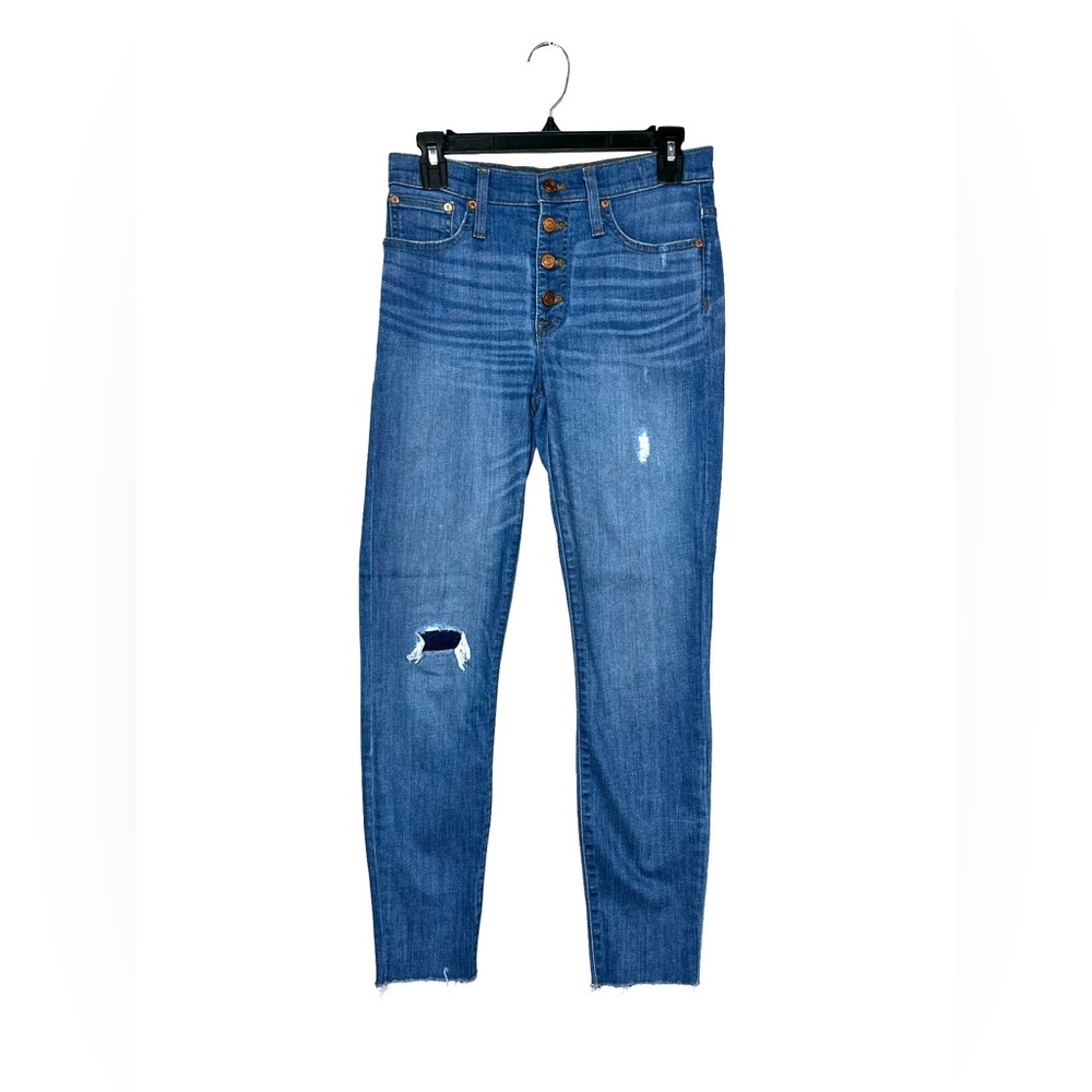 J. Crew 9” High Rise Toothpick Jean
